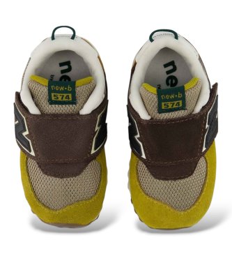New Balance Ténis 574 Infantboys castanho