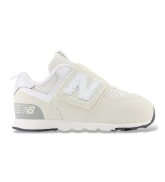 New Balance Ténis 574 NEW-B Hook & Loop brancos