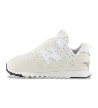 New Balance Ténis 574 NEW-B Hook & Loop brancos