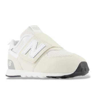 New Balance Ténis 574 NEW-B Hook & Loop brancos