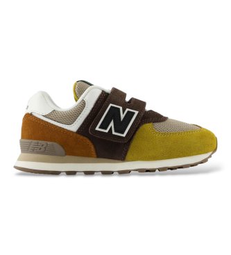 New Balance Tênis 574 marrom