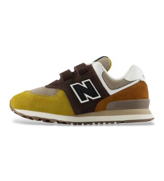 New Balance Tênis 574 marrom