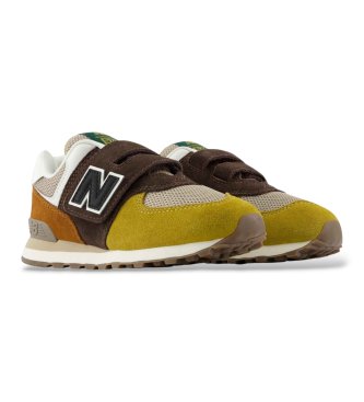 New Balance Tênis 574 marrom