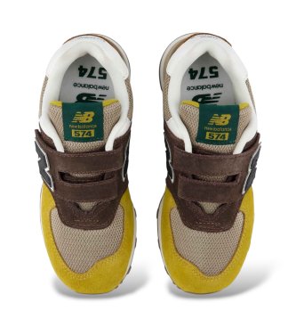 New Balance Tênis 574 marrom