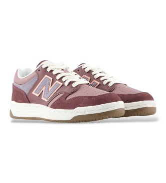 New Balance Burgundy B480 Lace sneakers