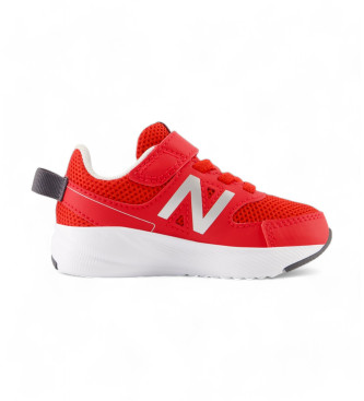 New Balance Elastyczne sznurowane buty 570V3 z górnym paskiem w kolorze czerwonym