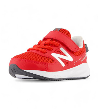 New Balance Elastyczne sznurowane buty 570V3 z górnym paskiem w kolorze czerwonym