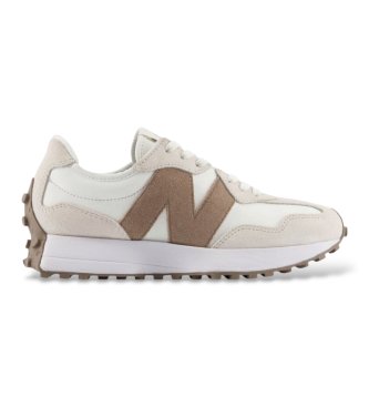 New Balance Zapatillas de piel 327 beige