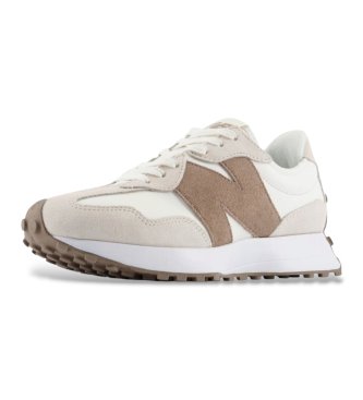 New Balance Zapatillas de piel 327 beige