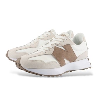 New Balance Zapatillas de piel 327 beige