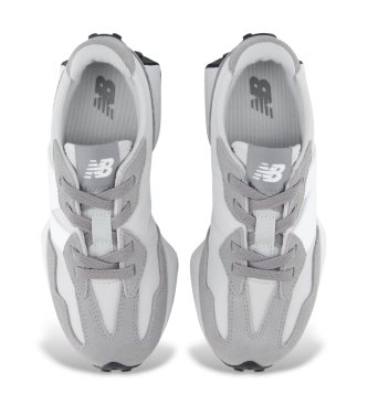 New Balance Zapatillas de piel 327 Bungee Lace gris