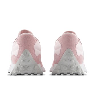 New Balance Zapatillas de piel 327 Bungee Lace rosa