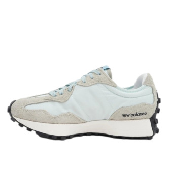 New Balance Sneakers in pelle 327 menta, grigio