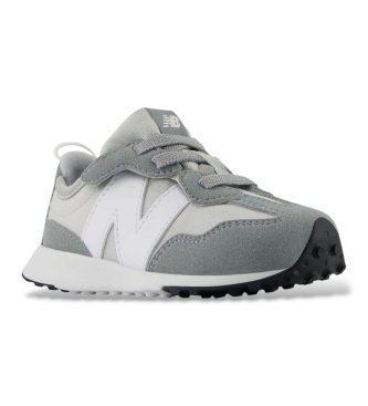 New Balance Sapatilhas de pele 327 New-B Hook & Loop cinzentas