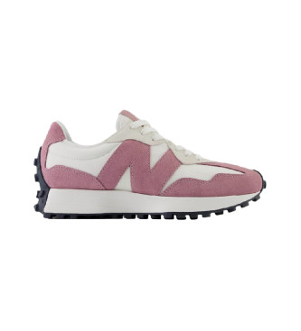 New Balance Skórzane buty sportowe 327 różowe
