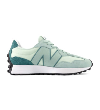 New Balance Leather Sneakers 327 green