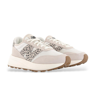New Balance Skórzane trampki 370 beżowe