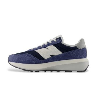 New Balance Usnjene športne copate 370 mornarsko modra