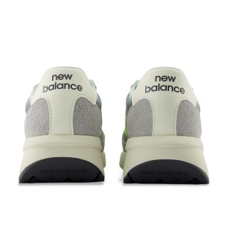 New Balance Scarpe da ginnastica in pelle verde, taglia 370