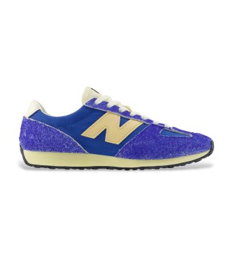 New Balance 471 blue leather trainers