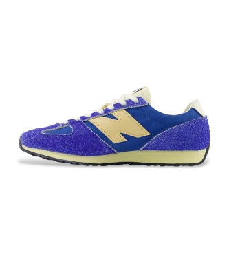 New Balance 471 blue leather trainers