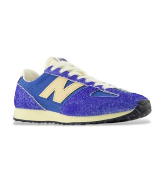 New Balance 471 blue leather trainers