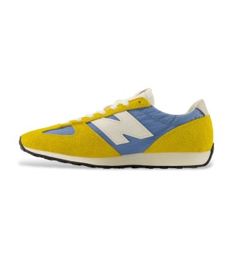 New Balance Yellow leather sneakers 471