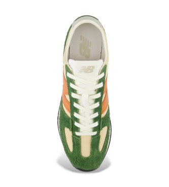 New Balance Green 471 leather sneakers