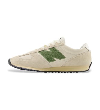 New Balance Sapatilhas de pele 471 bege