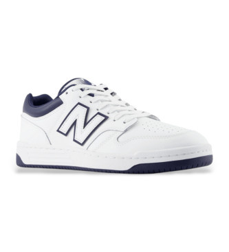 New Balance Usnjene športne copate 480 bela