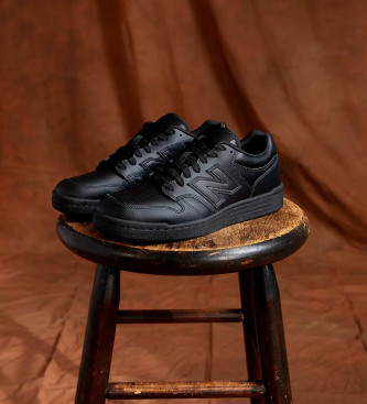 New Balance Baskets en cuir 480 noir