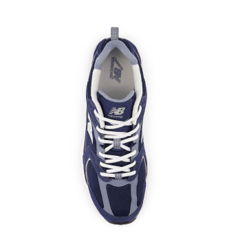 New Balance Skórzane buty sportowe 530 niebieskie