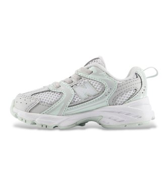 New Balance Usnjeni copati 530 Bungee Lace, bele barve