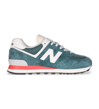 New Balance Leren sportschoenen 574 blauw