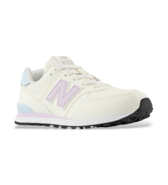 New Balance Skórzane sneakersy 574 Core white