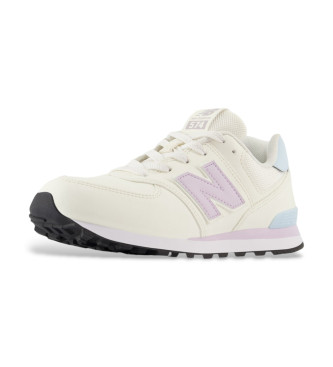 New Balance Usnjene superge 574 Core white