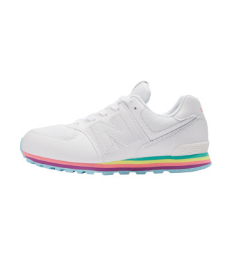 New Balance Leather Sneakers 574 Core white