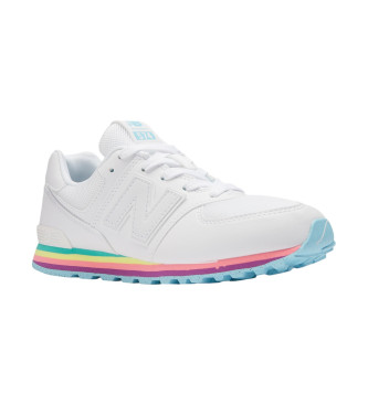 New Balance Leder Turnschuhe 574 Core wei