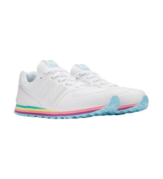 New Balance Usnjene superge 574 Core white