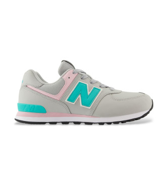 New Balance Leren sneakers 574 Core grijs