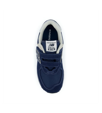 New Balance Leather 574 Core Hook & Loop navy trainers