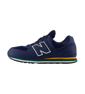 New Balance Usnjene superge 574 Core navy