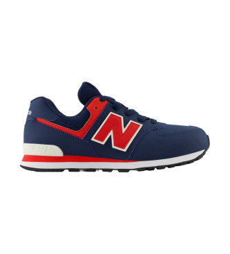 New Balance Tnis de couro 574 Core navy