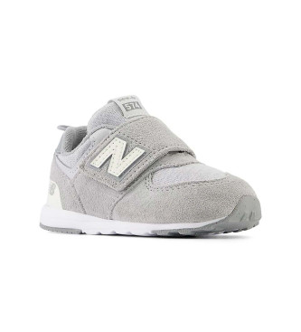 New Balance Leather Sneakers 574 Hook Loop grey