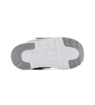 New Balance Zapatillas de Piel 574 Hook Loop gris