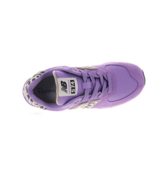 New Balance Leather Sneakers 574 lilac