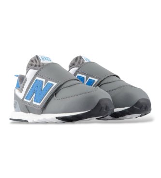New Balance Ténis de pele 574 NEWB Hook & Loop cinzentos