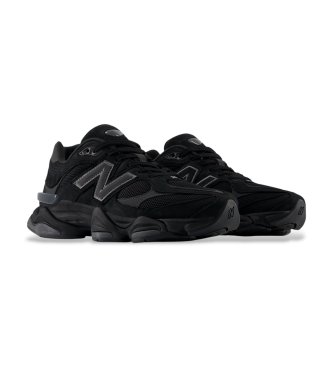 New Balance Baskets en cuir 9060 noir