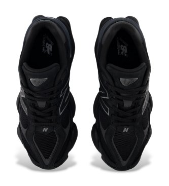 New Balance Baskets en cuir 9060 noir
