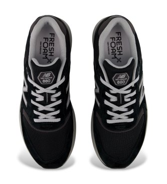 New Balance Fresh Foam X Walking 880 v7 Laufschuhe aus Leder, schwarz